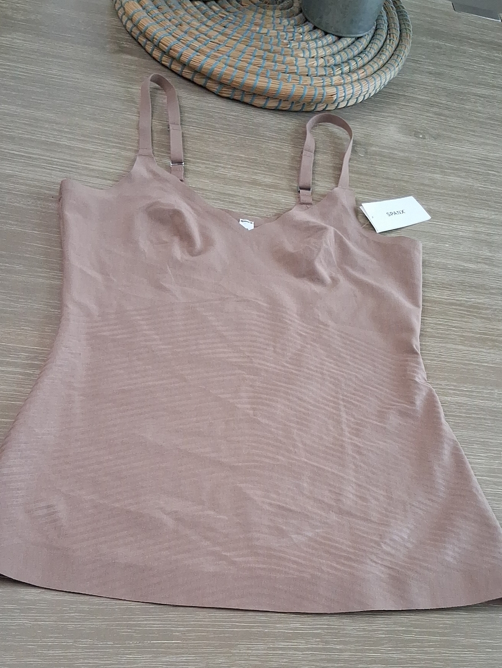 Spanx Seamless Shaping Cami Cafe Au Lait Size M